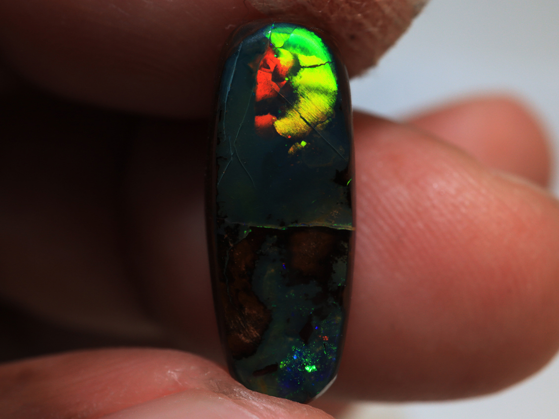11.40 Ct. Matrix Boulder Polished Opal TOG-2008