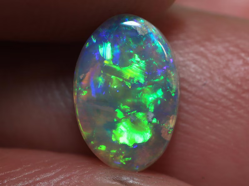 1.30ct. Lightning Ridge Crystal Opal TOG-747
